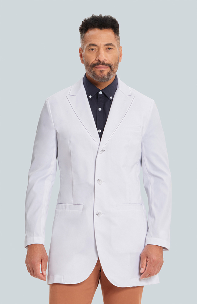 Men's Bernard Slim Fit 5-Pocket 34 3/4" Lab Coat, , large