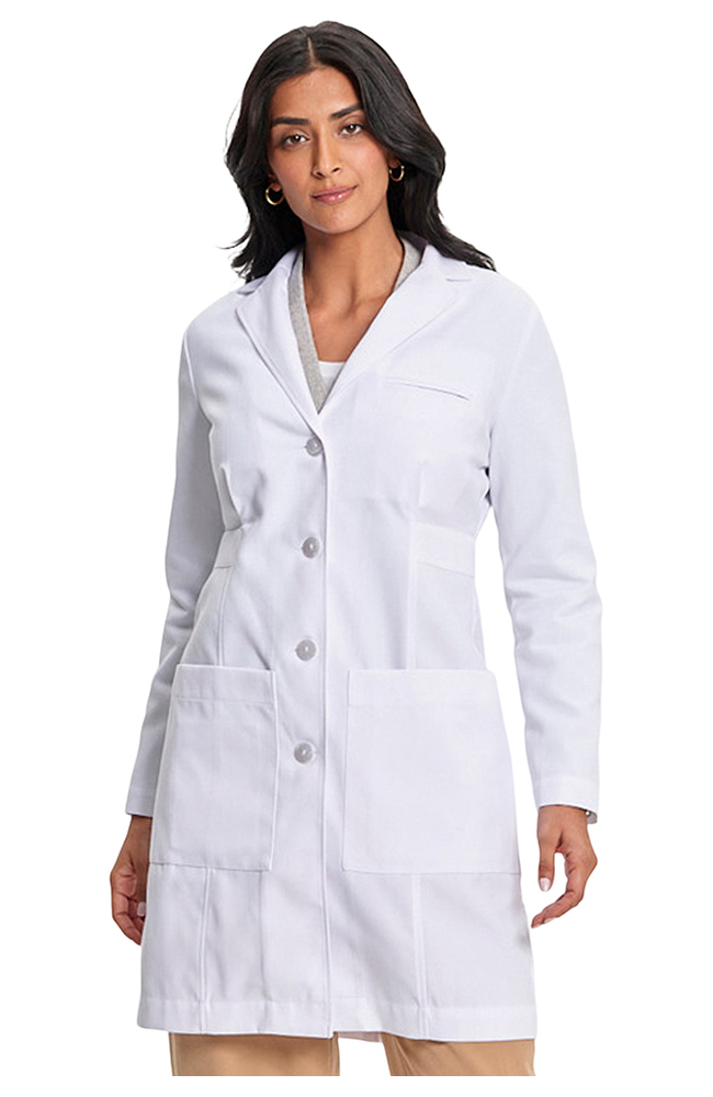 Women's M3 Estie Classic Fit 5-Pocket 36 1/2" Lab Coat, , large