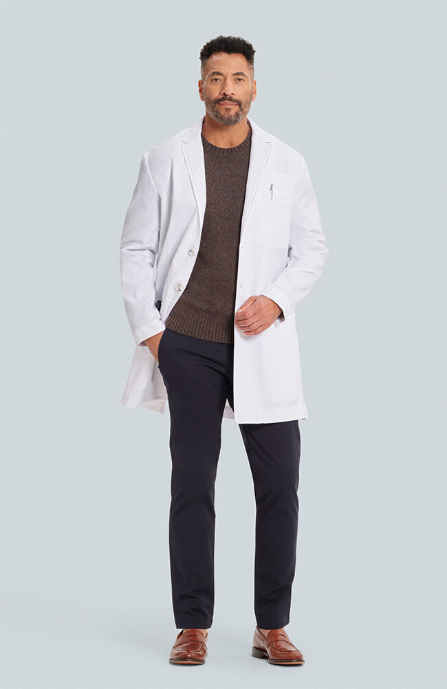 M3 bernard slim discount fit lab coat