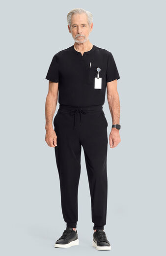 Men's Scrub Set: Cirrus Split Neck Top & Drift Jogger Pant Men's Scrub Set: Cirrus Split Neck Top & Drift Jogger Pant
