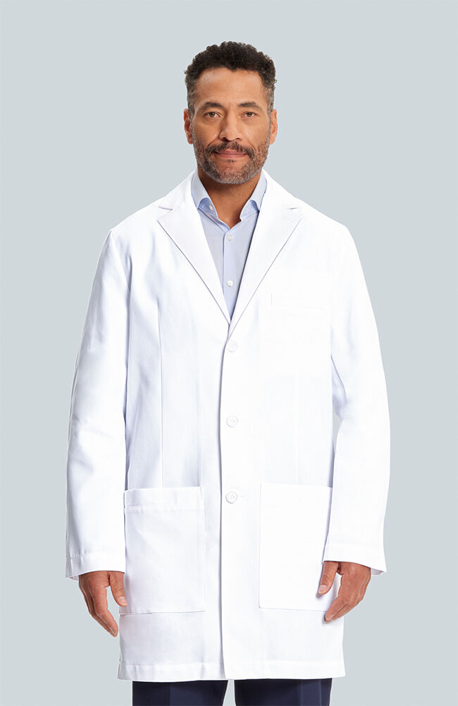 Mens fitted lab top coat