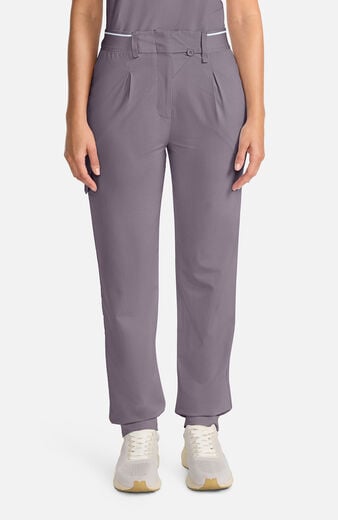 Women's Pleated Barrel Leg Scrub Pant Women's Pleated Barrel Leg Scrub Pant