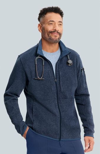 Men's Strata Performance Fleece Scrub Jacket Men's Strata Performance Fleece Scrub Jacket