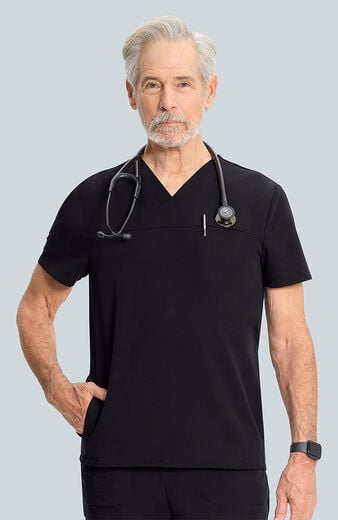 Men's Vapor 3-Pocket V-Neck Seamed Scrub Top Men's Vapor 3-Pocket V-Neck Seamed Scrub Top