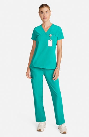 Women's Flora 3-Pocket V-Neck Scrub Top Women's Flora 3-Pocket V-Neck Scrub Top