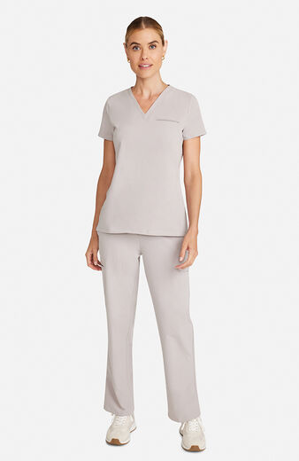 Women's Flora 3-Pocket V-Neck Scrub Top Women's Flora 3-Pocket V-Neck Scrub Top