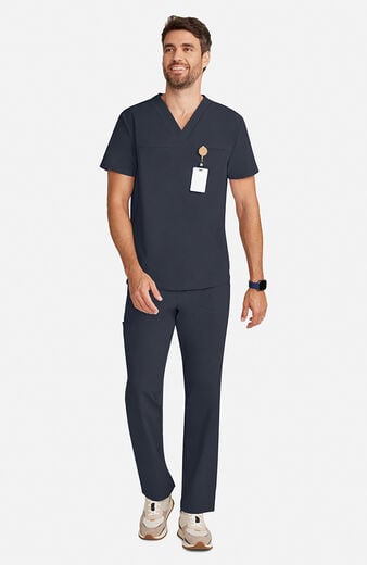 Men's Vapor 3-Pocket V-Neck Seamed Scrub Top Men's Vapor 3-Pocket V-Neck Seamed Scrub Top