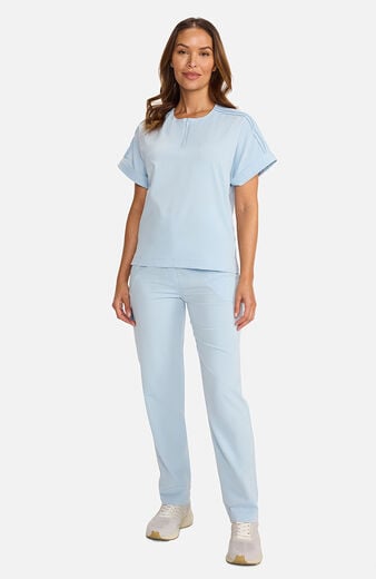 Women's Quarter-Zip Dolman Scrub Top Women's Quarter-Zip Dolman Scrub Top