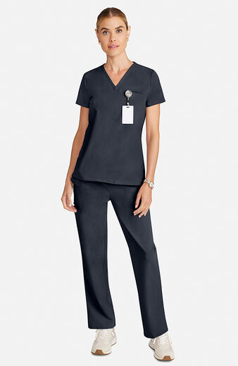 Women's Flora 3-Pocket V-Neck Scrub Top Women's Flora 3-Pocket V-Neck Scrub Top