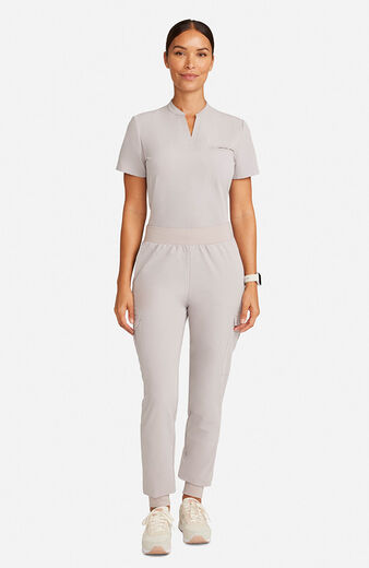 Women's Scrub Set: Taiga Welt Pocket Top & Bosque Jogger Pant Women's Scrub Set: Taiga Welt Pocket Top & Bosque Jogger Pant