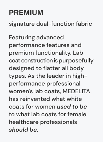 shop medelita women's premium lab coats