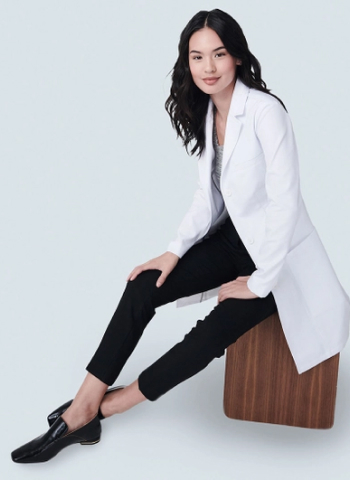 shop medelita women's vandi lab coat