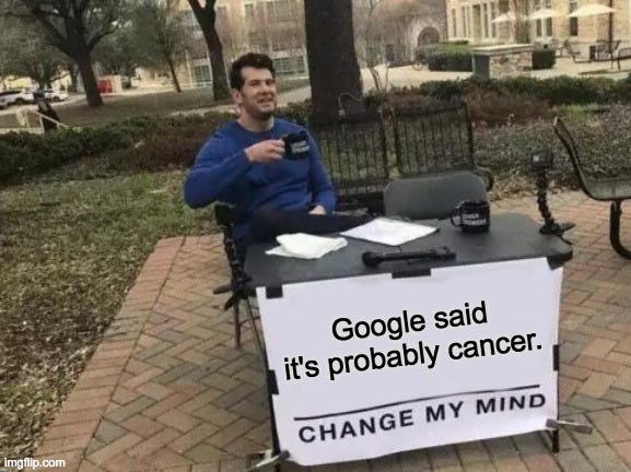 dr google cancer meme