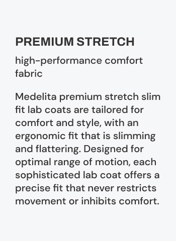 shop medelita women's premium stretch lab coats