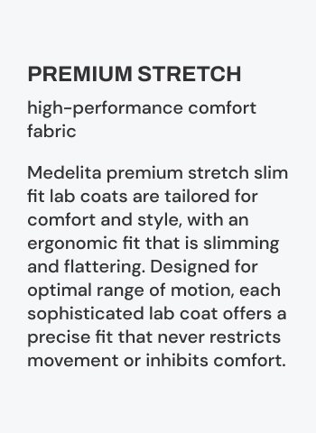 shop Medelita premium stretch lab coats