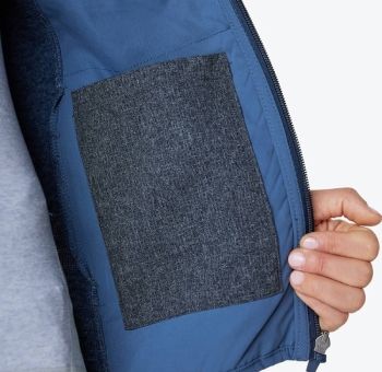 Strata Women's Sweater Fleece Jacket inside pocket detail