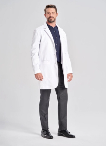 shop medelita men's premium stthc slim fit lab coats