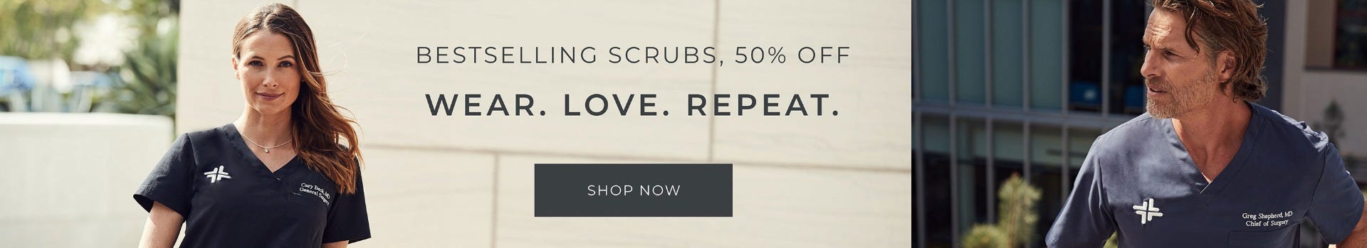 woman wearing scrubs