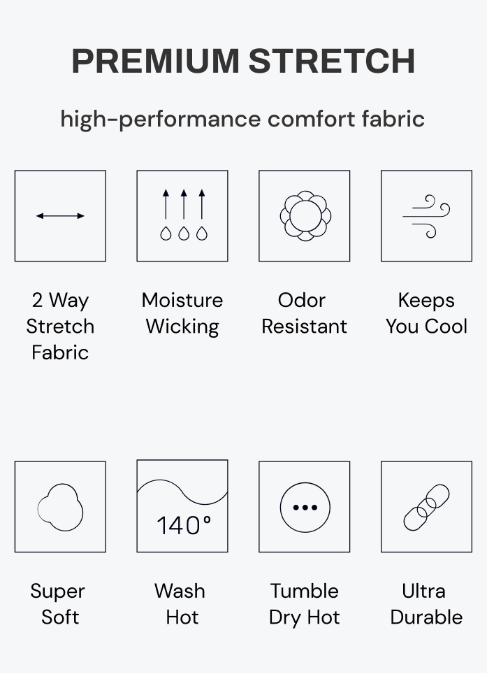 medelita premium stretch fabric technology