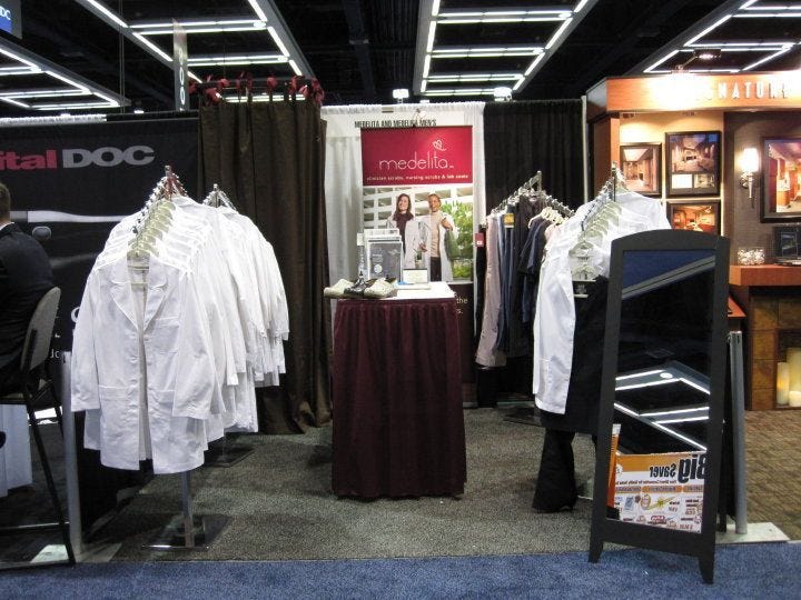 lab coats at conferences