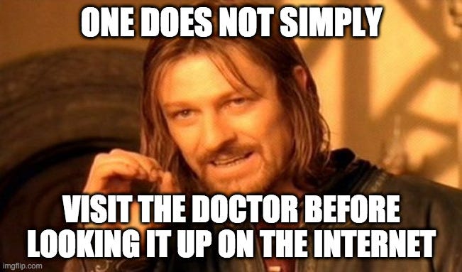 dr google simply meme