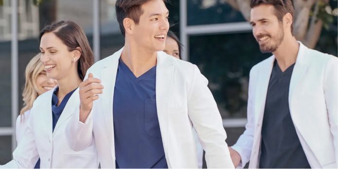 Order your team medical scrubs or lab coats from Medelita