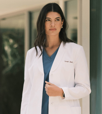 Medelita embroiderable lab coats for women