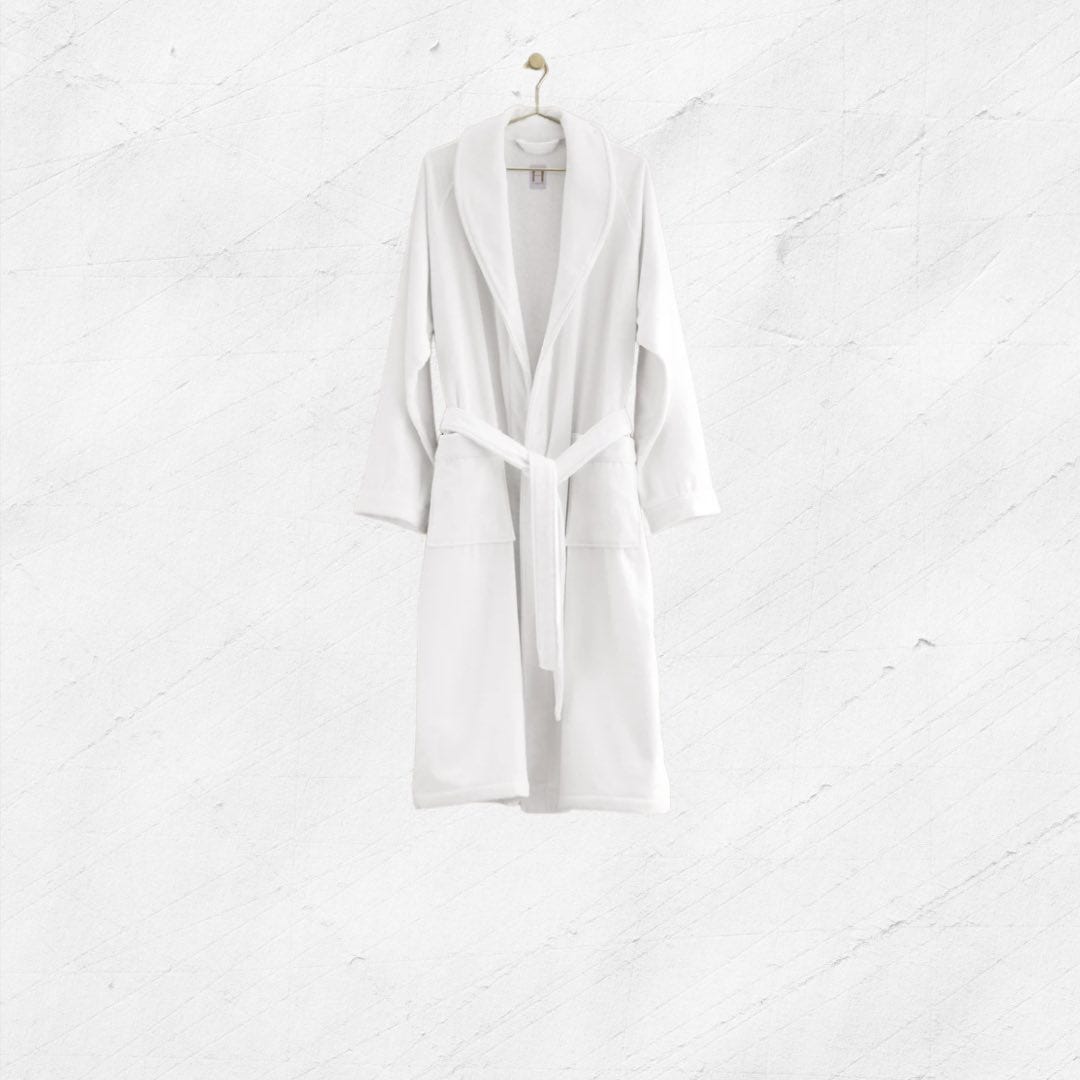 H by Frette Shawl Collar Bathrobe with Piping – physician assistant gifts