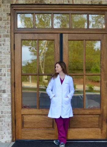 image of fellow colleague wearing a Medelita coat