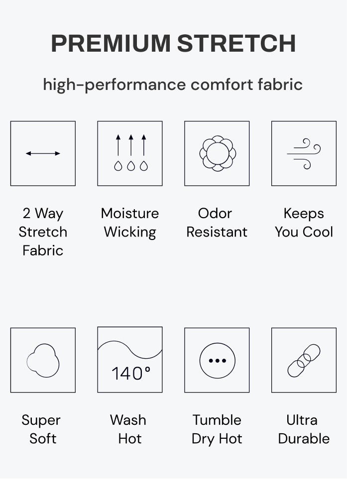 Medelita premium stretch fabric technology