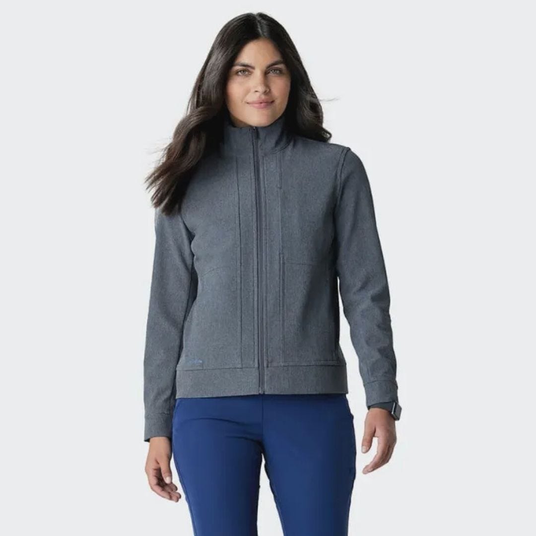 Medelita Quantum Women’s Jacket in Carbon – personalized physician assistant gifts