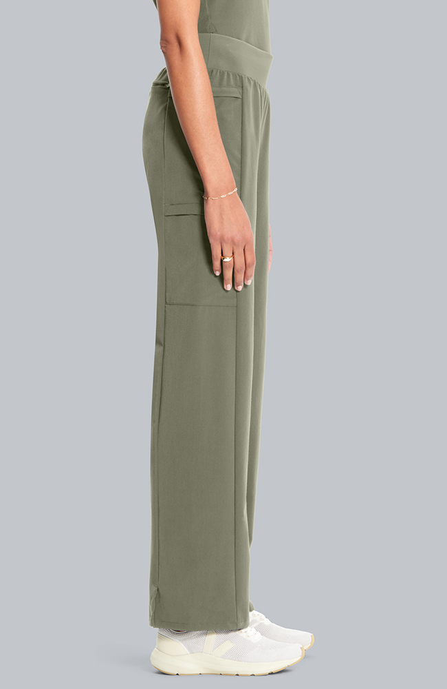 Women's Anemone 5-Pocket Straight Leg Scrub Pant, OLV Olive | olive, large