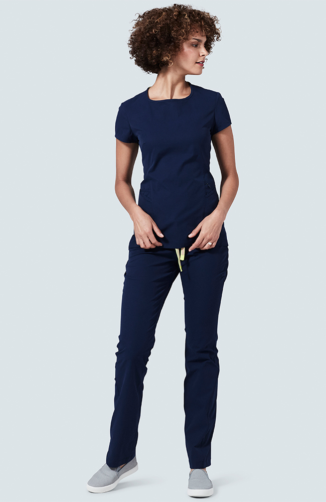 Women's Argon Scrub Pant, NAV Navy Blue, large
