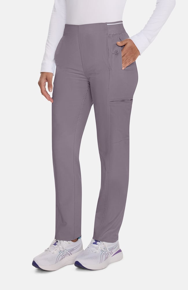 Women's Tapered Cropped Scrub Pant, MIN Mink | grey, large