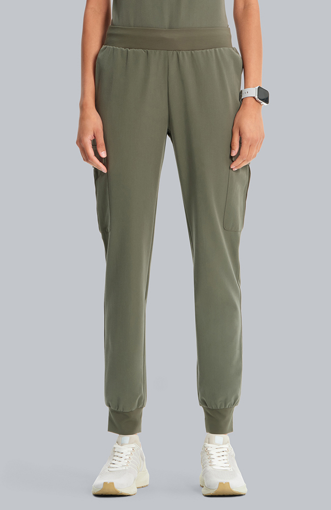 Women's Bosque 5-Pocket Jogger Scrub Pant, OLV Olive | olive, large