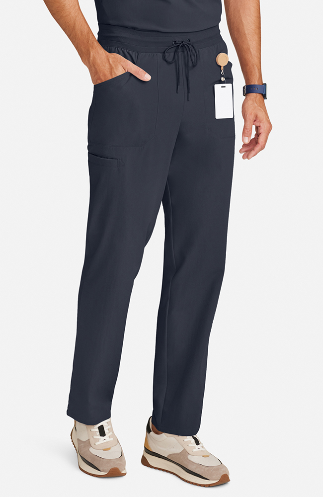 Men's Scrub Set: Vapor 3-Pocket Top &  Zephyr Straight Leg Pant, PWT Pewter | pewter, large