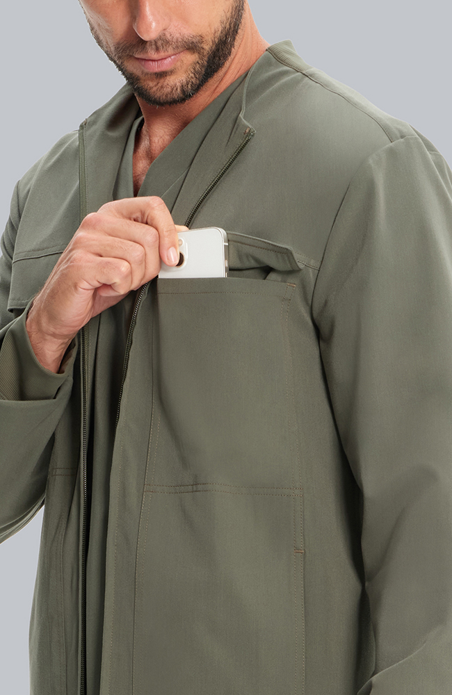 Men's Equinox 4-Pocket Scrub Jacket, , large