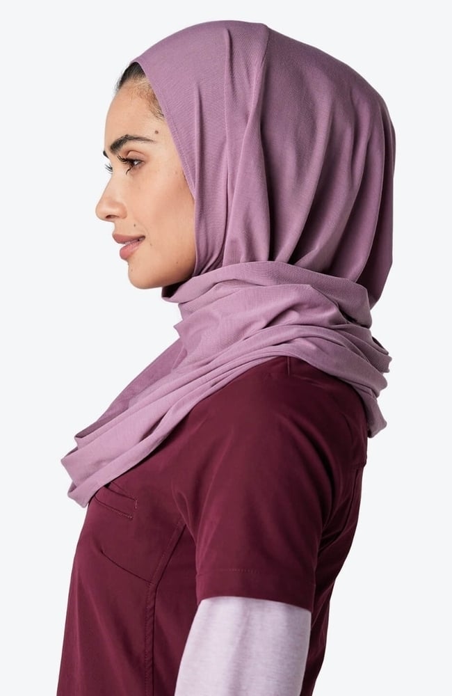 Women's Medical Hijab, DRS Dusty Rose | purple, large