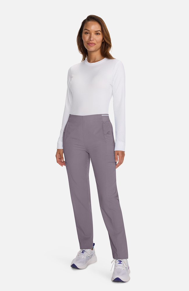 Women's Tapered Cropped Scrub Pant, MIN Mink, large