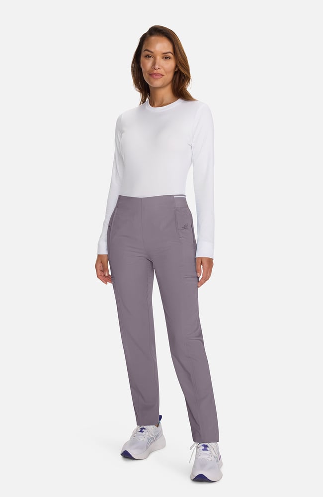 Women's Tapered Cropped Scrub Pant, MIN Mink, large