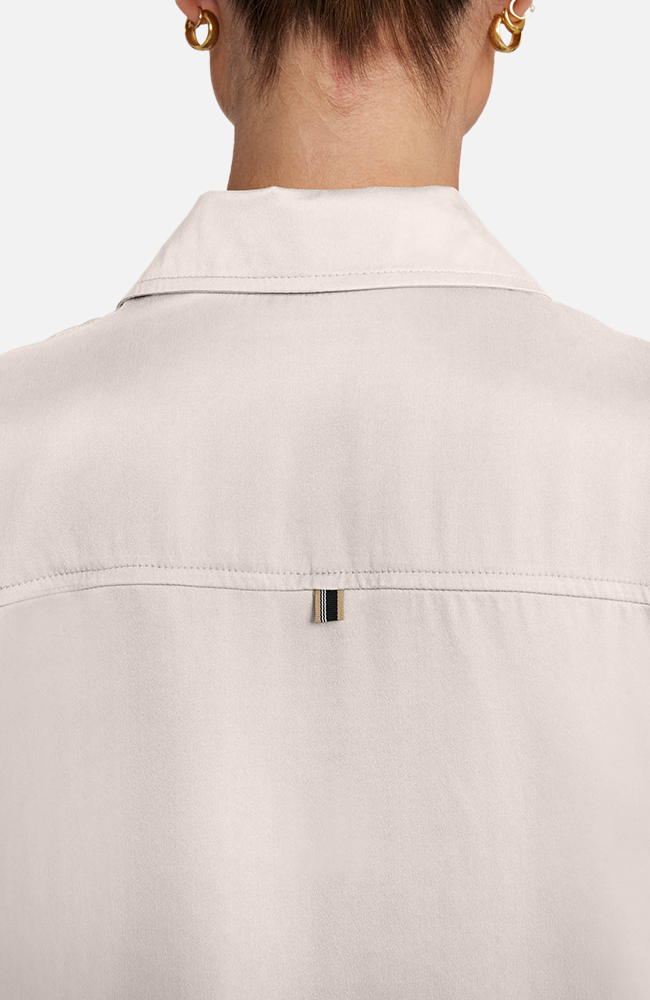 Women&rsquo;s Scrub Set: Cropped Button-Up Top & Pleated Wide Leg Pant, , large