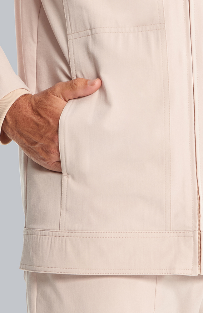 Men's Equinox 4-Pocket Scrub Jacket, TAT Toasted Tan, large