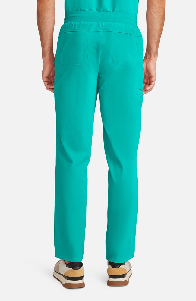 Men's Zephyr 5-Pocket Straight Leg Scrub Pant, SGR Surgical Green | green, large