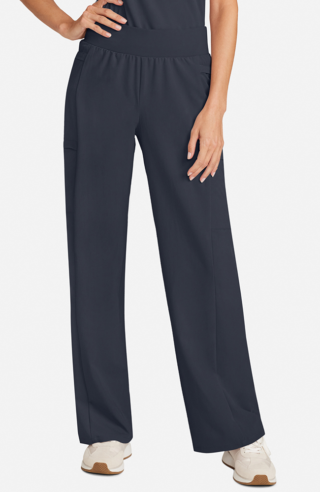 Women's Anemone 5-Pocket Straight Leg Scrub Pant, PWT Pewter | pewter, large