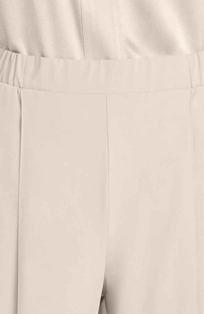 Women's Scrub Set: Silk Dolman V-Neck Top & Pleated Wide Leg Pant, TAT Toasted Tan, large