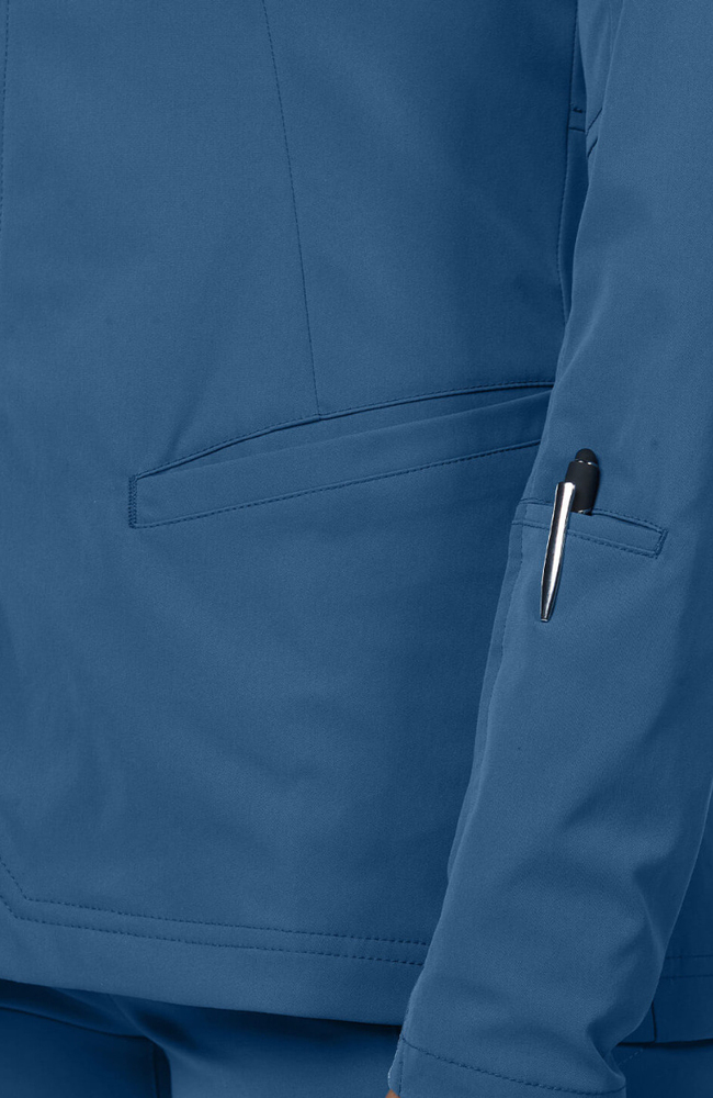 Women's Kinetic Scrub Jacket, OCE Ocean, large