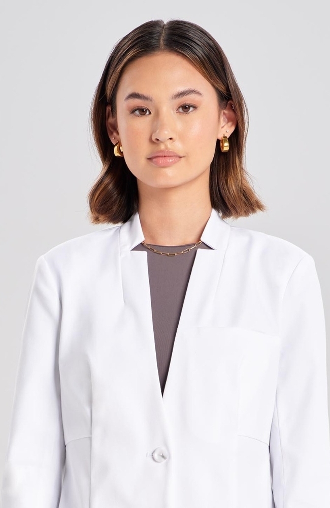 Women's Anandi Slim Fit 34 3/4" Lab Coat Medelita