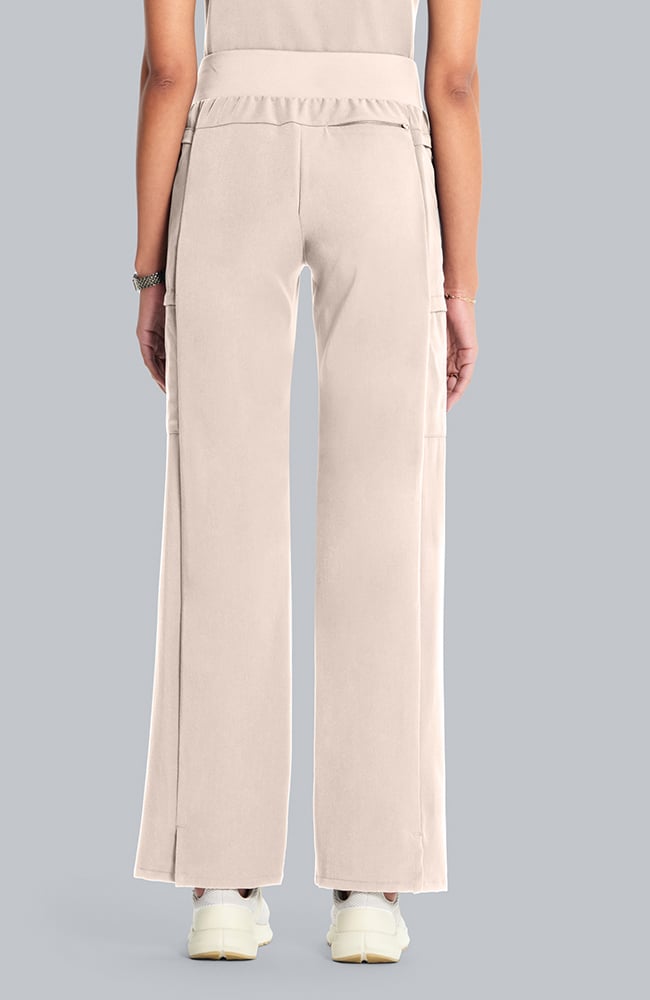 Women's Scrub Set: Flora 3-Pocket Top & Anemone Straight Leg Pant, TAT Toasted Tan | brown, large