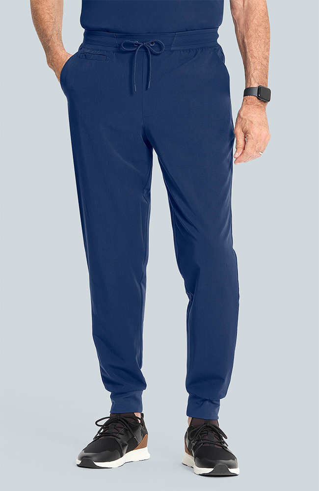 Men's Drift 6-Pocket Jogger Scrub Pant, NAV Navy, large