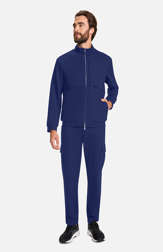 Men's Ponte Track Jacket, NAV Navy, large